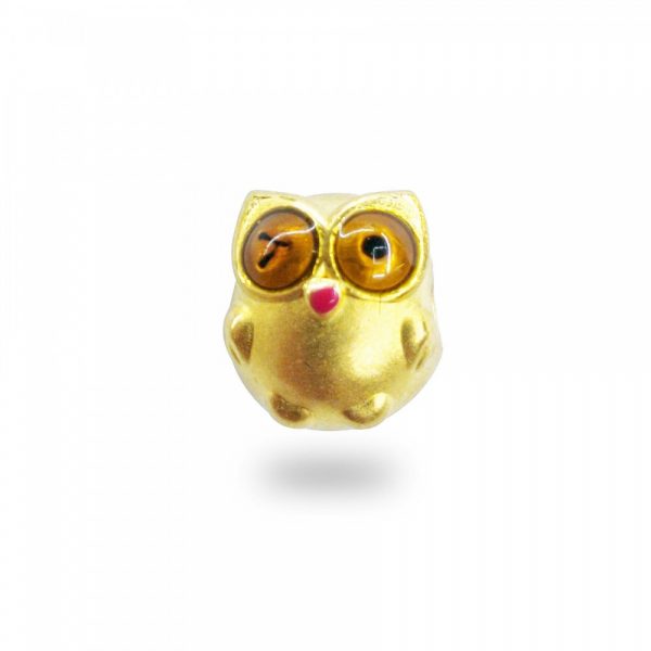 Charm Chim Cu Meo 24k