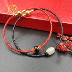 Charm Vang 24k 9999 Cam Thach Bach Ngoc Kaigold 2