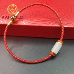 Charm Vang 24k 9999 Cam Thach Bach Ngoc Kaigold 2