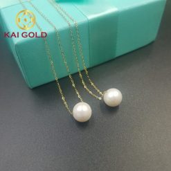 Day Chuyen Vang Y 18k 750 Ngoc Trai Kaigold 2