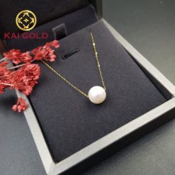 Day Chuyen Vang Y 18k 750 Ngoc Trai Kaigold 3