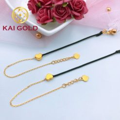 Lac Tay Trai Tim Vang 24k 9999 Kaigold 2