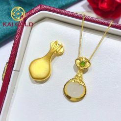 Mat Day Nhu Y Vang 24k 9999 Cam Thach Ngoc Bich Bach Ngoc Kaigold 2