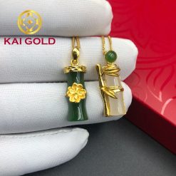 Mat Day Truc Vang 24k 9999 Cam Thach Ngoc Bich Bach Ngoc Kaigold 5