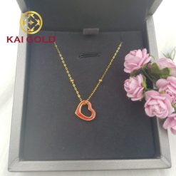 Trai Tim Vang 24k 9999 Kaigold 3