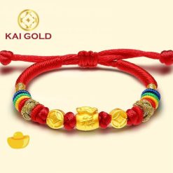 Vong Tay Bao Tien Vang 24k 9999 Mix Bi Vang Day Handmade Kaigold 3