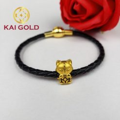 Vong Tay Ho Ly Vang 24k 9999 Mix Day Da Kaigold 3