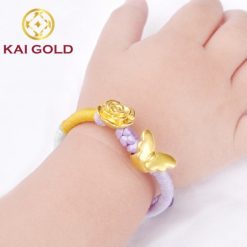 Vong Tay Hoa Hong Buom Vang 24k 9999 Kaigold 3