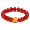 Vong Tay Hoa Sen Vang 24k 9999 Mix Vong Da Kaigold