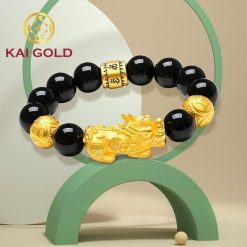 Vong Tay Ty Huu Vang 24k 9999 Size 4 Mix Vong Da Kaigold 2