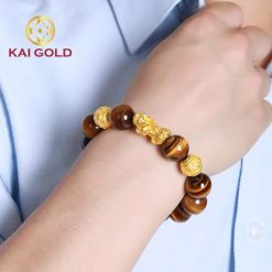Vong Tay Ty Huu Vang Size 3 24k 9999 Mix Vong Da Mat Ho Kaigold 2