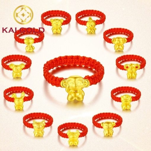 Vong Charm 12 Con Giap Vang 24k
