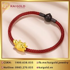 Charm Con Cua Vang 24k 9999