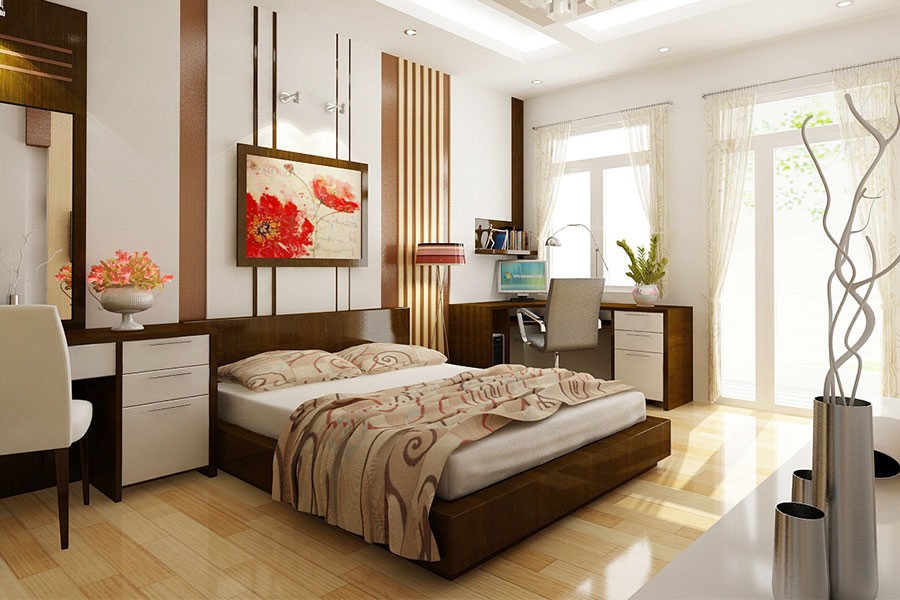 Phong Ngu Voi Cua So Nhin Ra Phong Canh Ben Ngoai