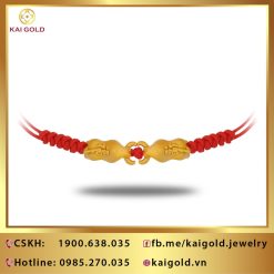 Vong Tay Song Trau Phu Quy Vang