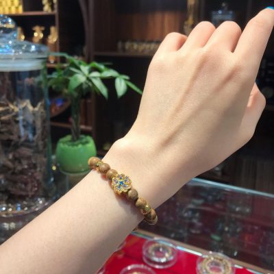 Vong Tram Mix Charm Vang 24k