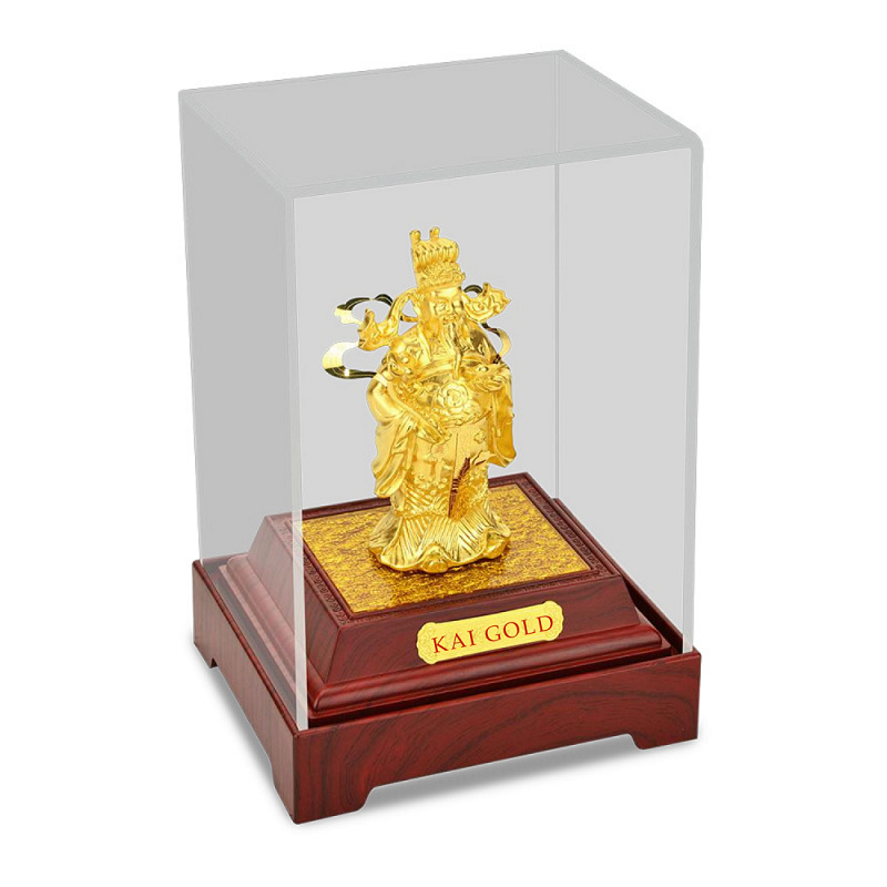 tượng thần tài dát vàng 24k
