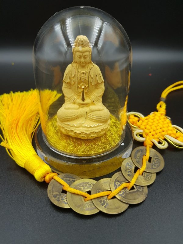 tượng phật quan thế âm bồ tát mạ vàng 24k