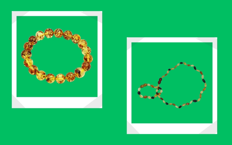 vòng đá tự nhiên hổ phách